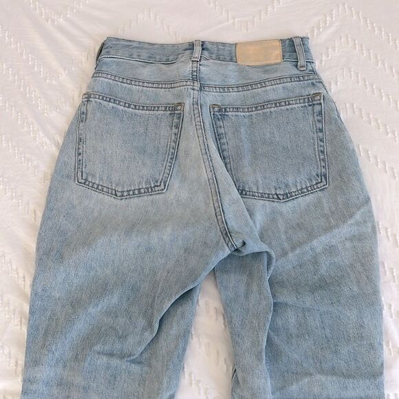 🎄3 for $25🎄 Everlane the Curvy 90s Cheeky Straight Jean Light Wash - Picture 10 of 12
